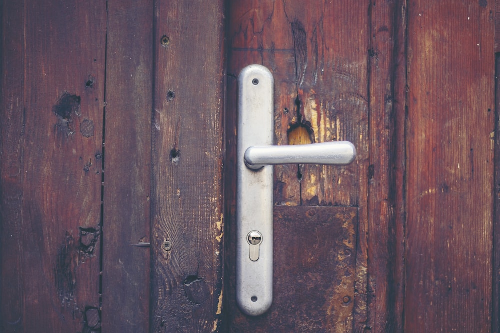 old room keys on the door